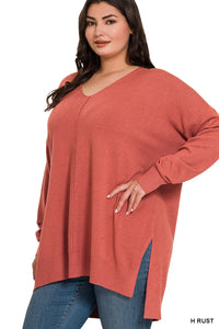 Rust Sweater - Extended Size