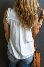 Load image into Gallery viewer, Button Tank Top - White