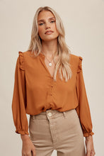 Load image into Gallery viewer, Caramel Blouse