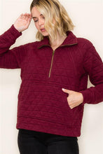 Load image into Gallery viewer, Burgundy Pull Over