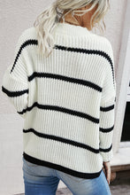 Load image into Gallery viewer, Black Stripe Sweater