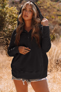 Black Henley Top