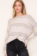 Load image into Gallery viewer, Black Stripes Sweater