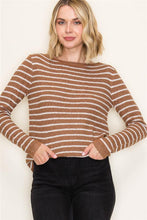 Load image into Gallery viewer, Stripe Camel Top