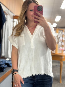 Off White Top