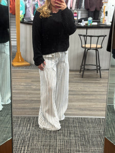 Striped Cargo Pant