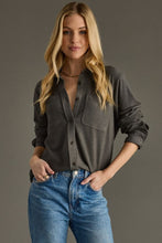 Load image into Gallery viewer, Deep Gray Button Up