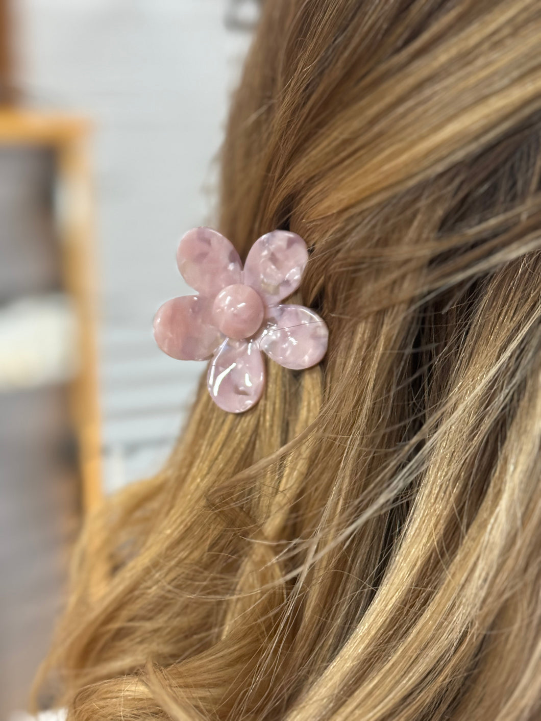 Ballet Slipper Flower Clip