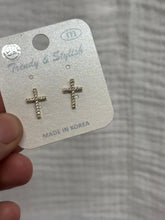 Load image into Gallery viewer, Cross Earrings