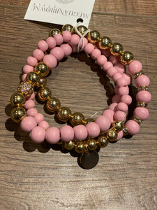 Greta Pink Bracelet