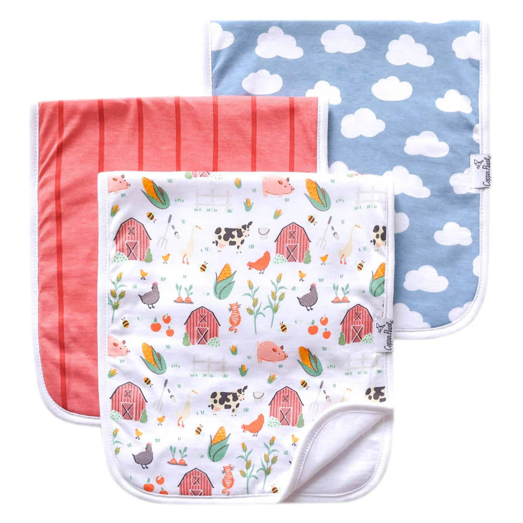 Farmstead - Burp Cloth Set