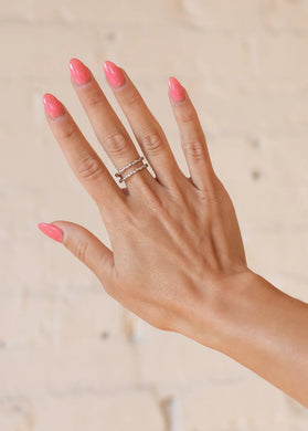 Double Strand Ring - Silver