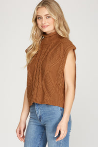 Caramel Sweater Vest