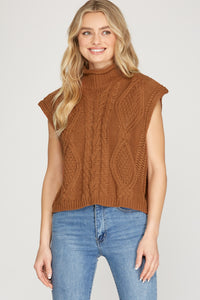 Caramel Sweater Vest