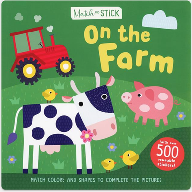 On the Farm Match and Stick Book