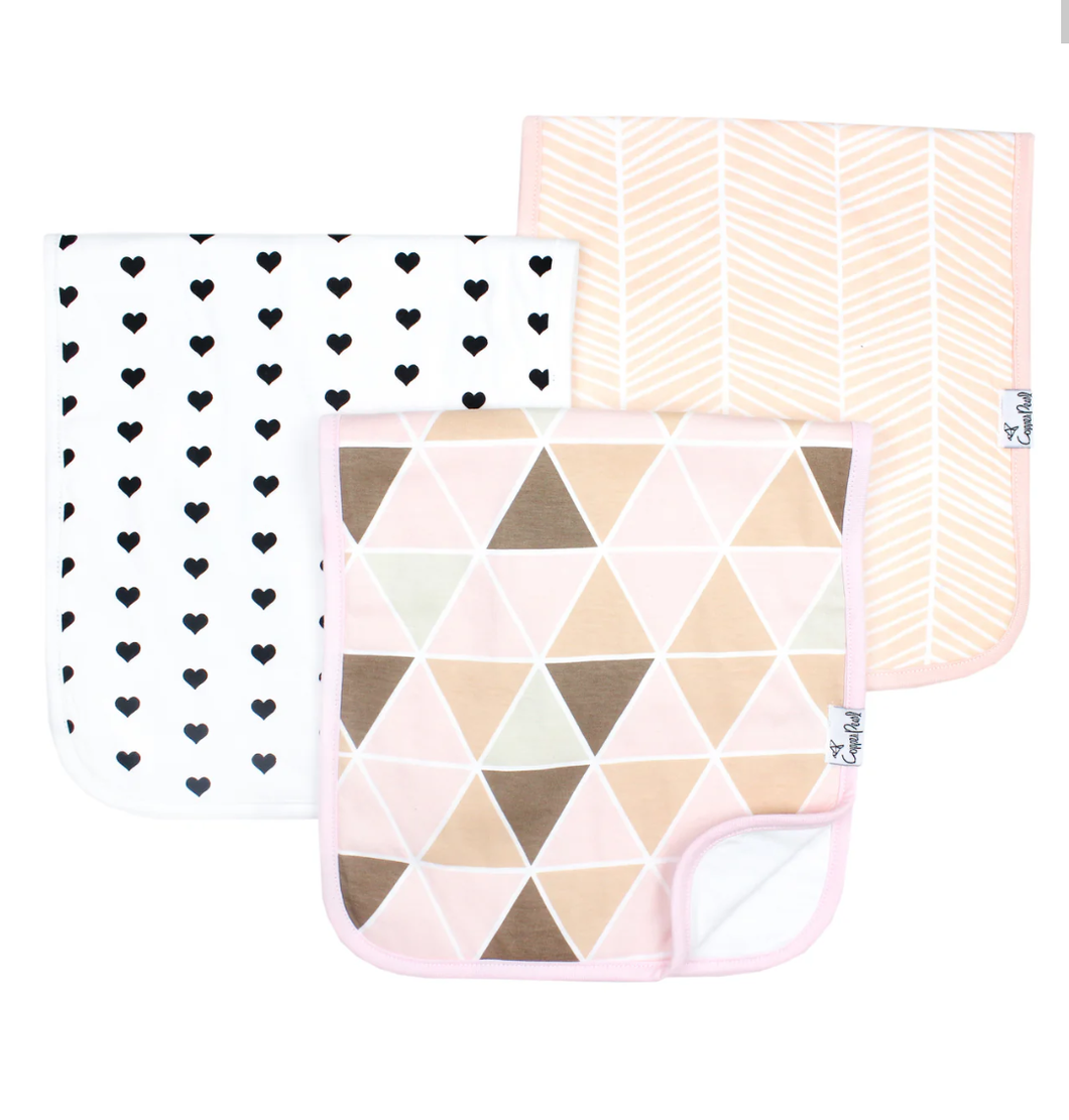 Blush - Burp Cloths