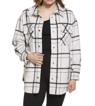 Load image into Gallery viewer, White Plaid Shacket