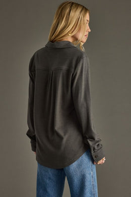 Deep Gray Button Up