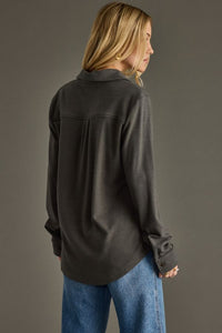 Deep Gray Button Up