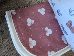 Minnie Mouse - Burp Cloth Set