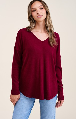 Beautiful Burgundy - Sweater