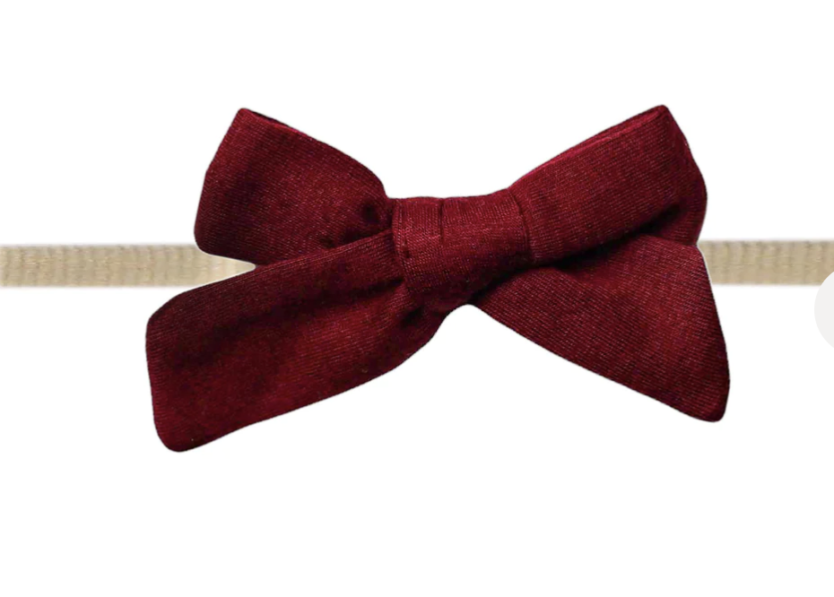 Classic Baby Bow (Ruby)